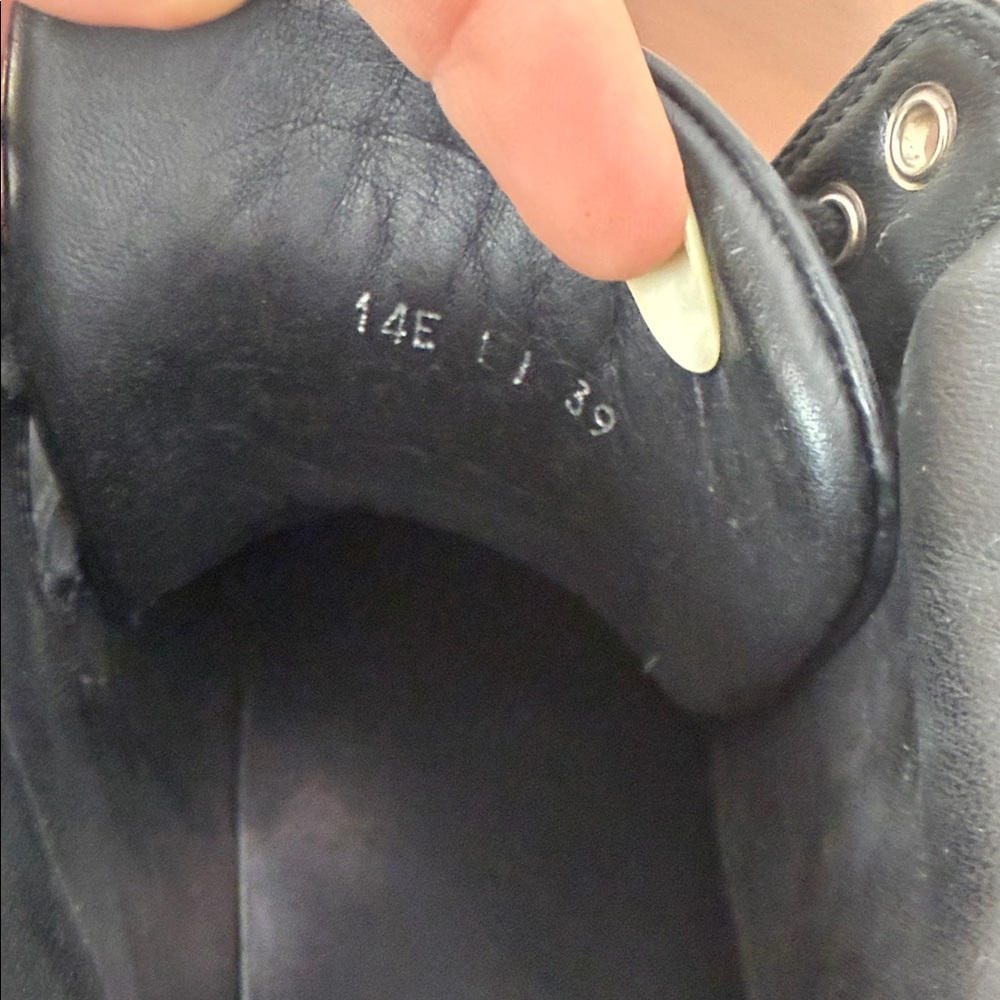 Dior Black Quilted High-Top Sneakers - Picture 3 of 9
